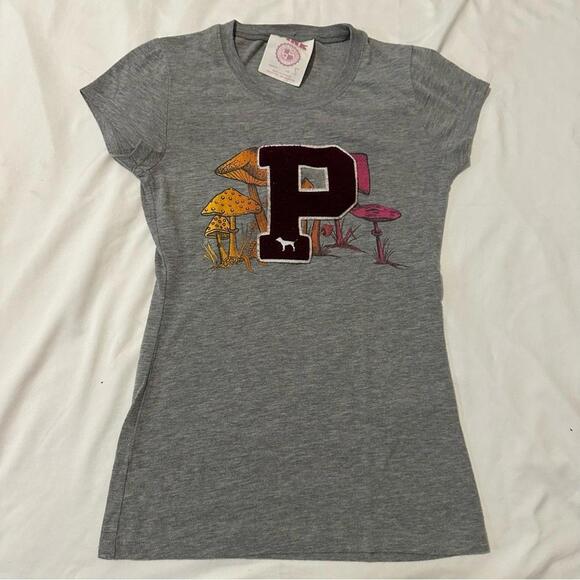 Y2K Victoria's Secret PINK SHORT SLEEVE PERFECT T-SHIRT - Picture 1 of 3